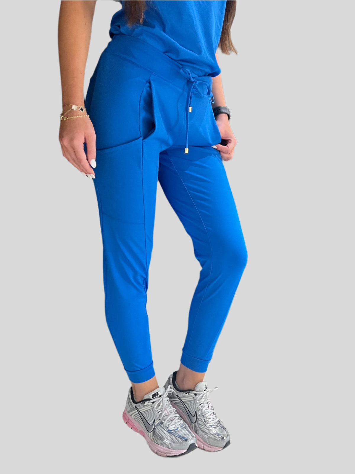 Women's Cobalt Blue Scrub Joggers