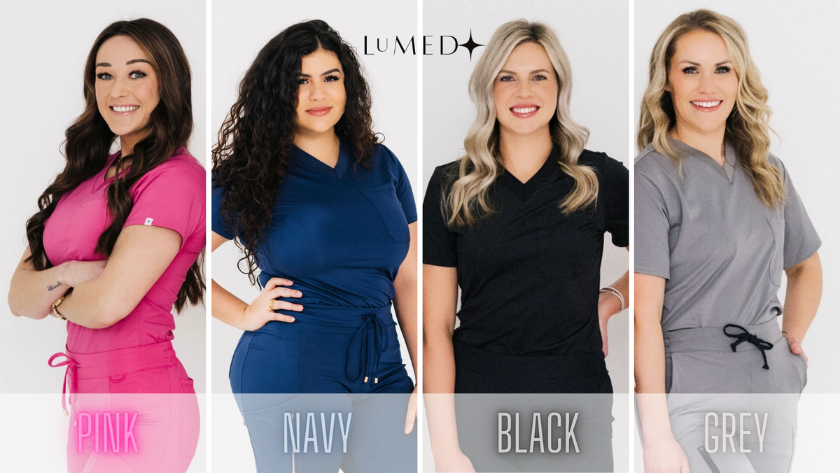 v-neck scrub tops for women