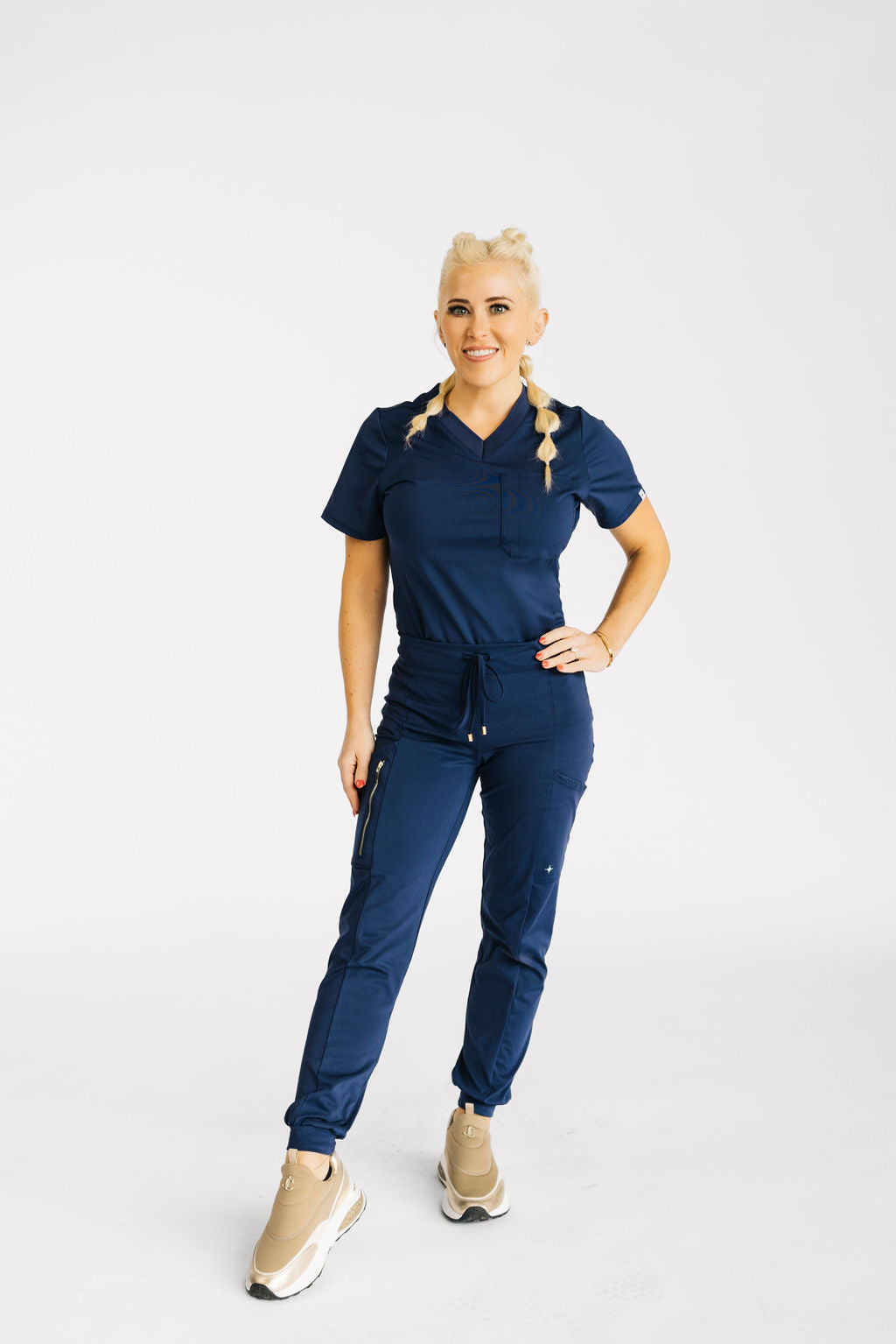 navy scrubs for nurses