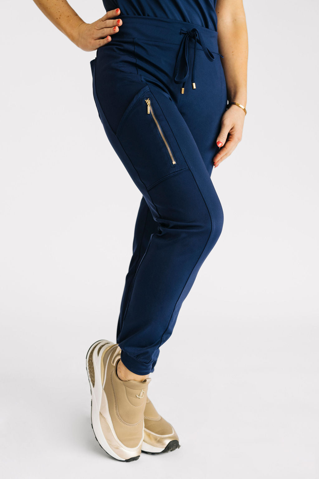 Cozy Jogger Zyia Joggers Comparison Scrub Pants For Women Navy