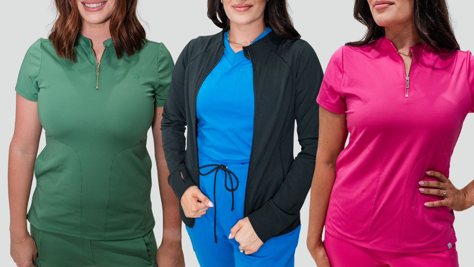 Women s Scrub Tops LuMED Scrubs