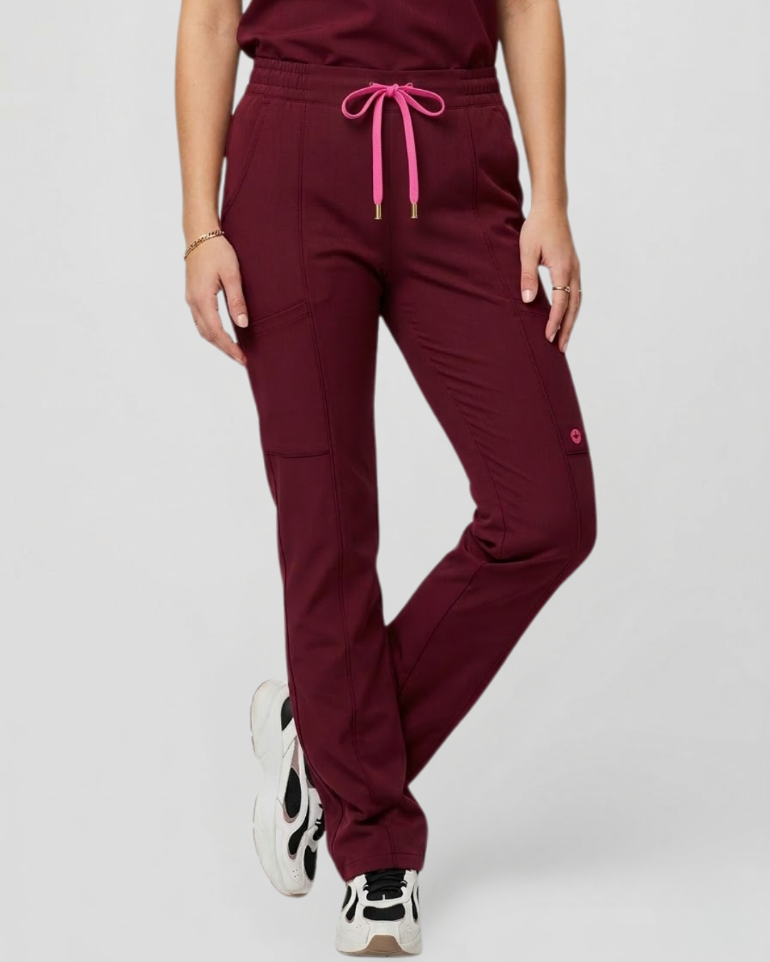Women’s Burgundy Straight Leg Pants