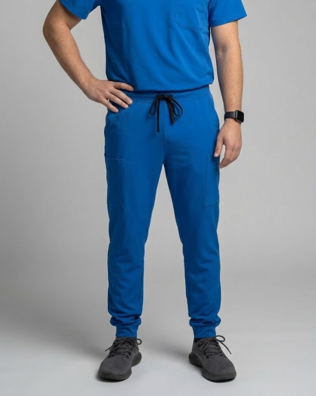 Men's Cobalt Scrub Joggers