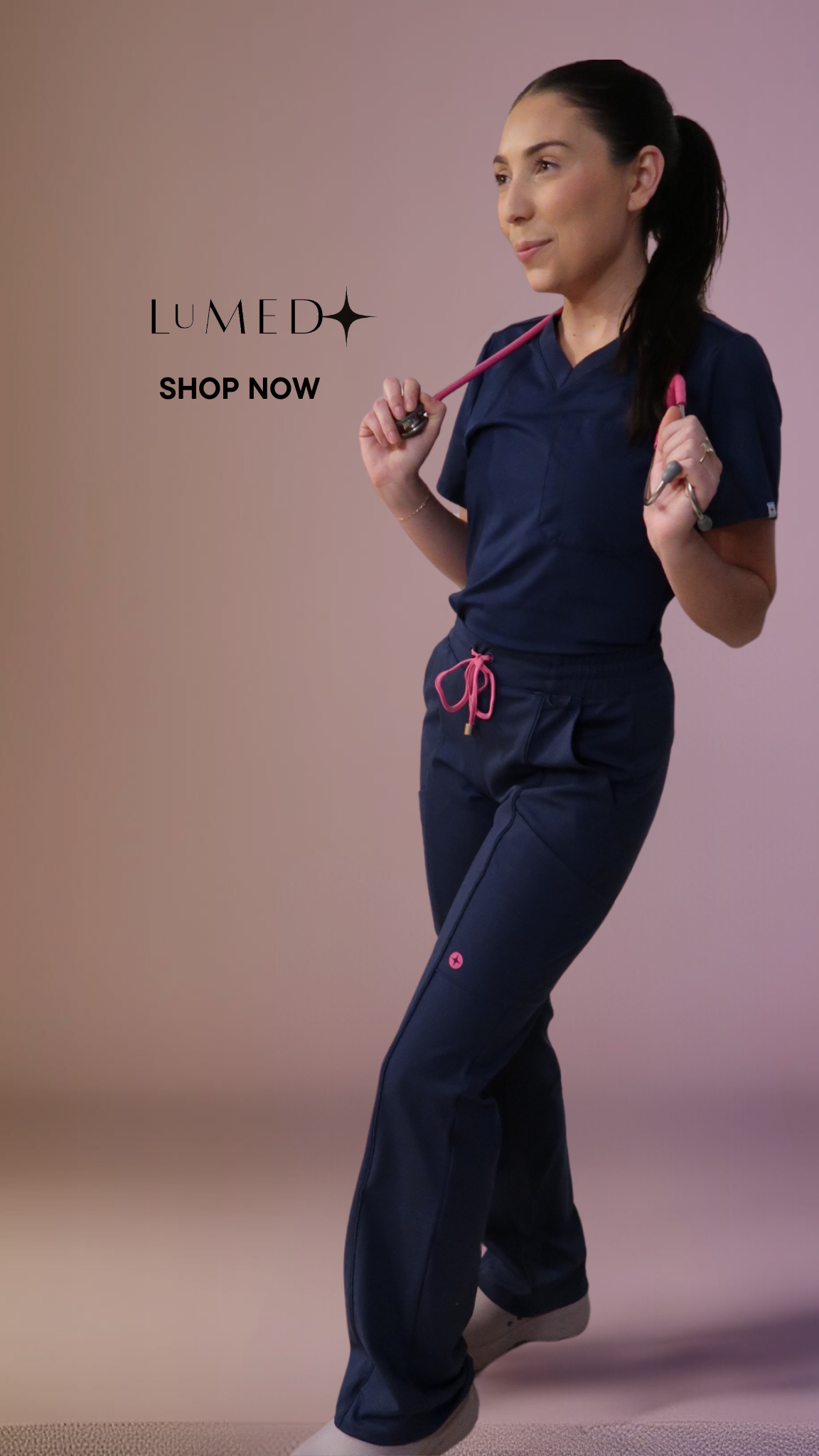 navy boot cut scrubs