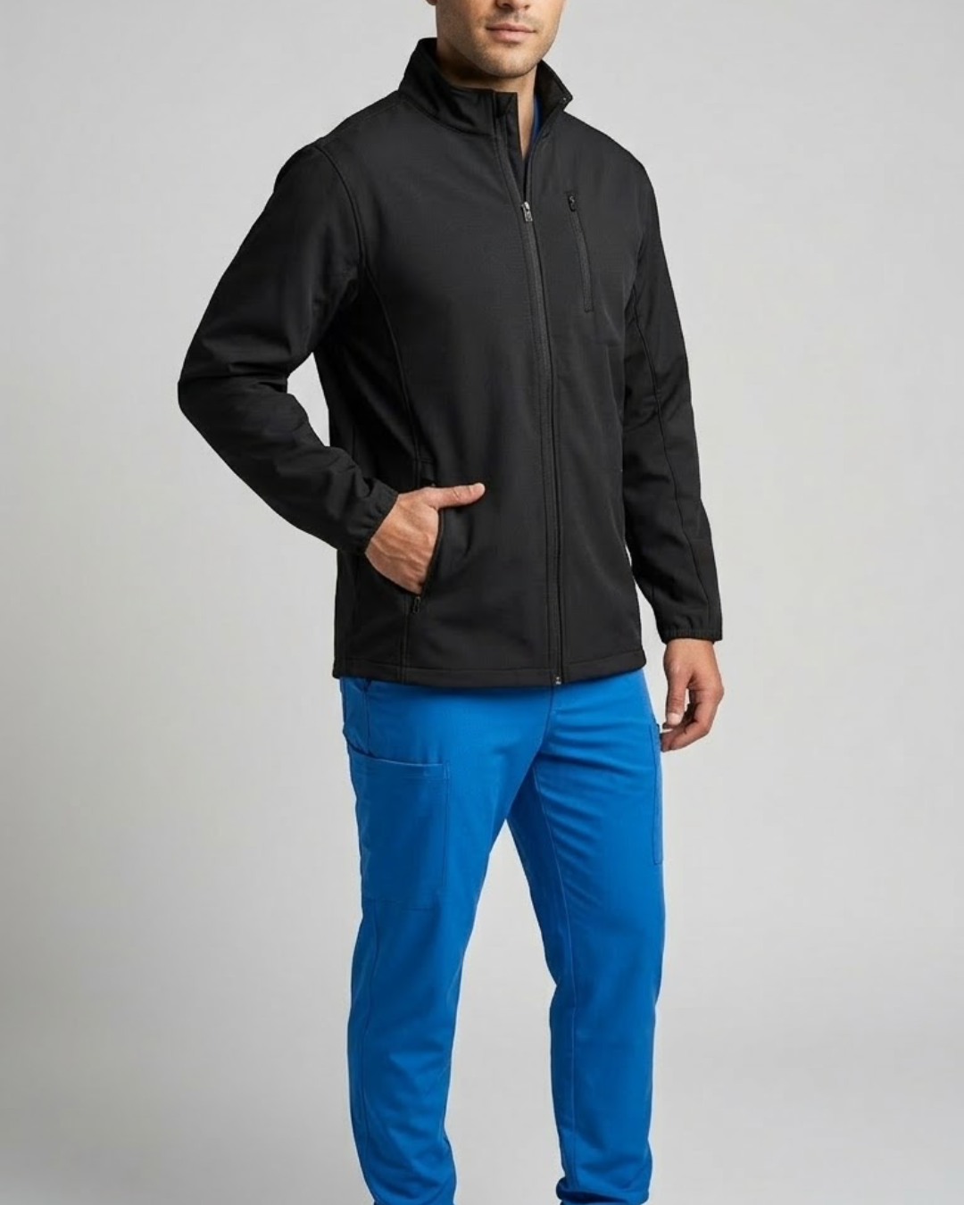 Men's Versatile Black Jacket