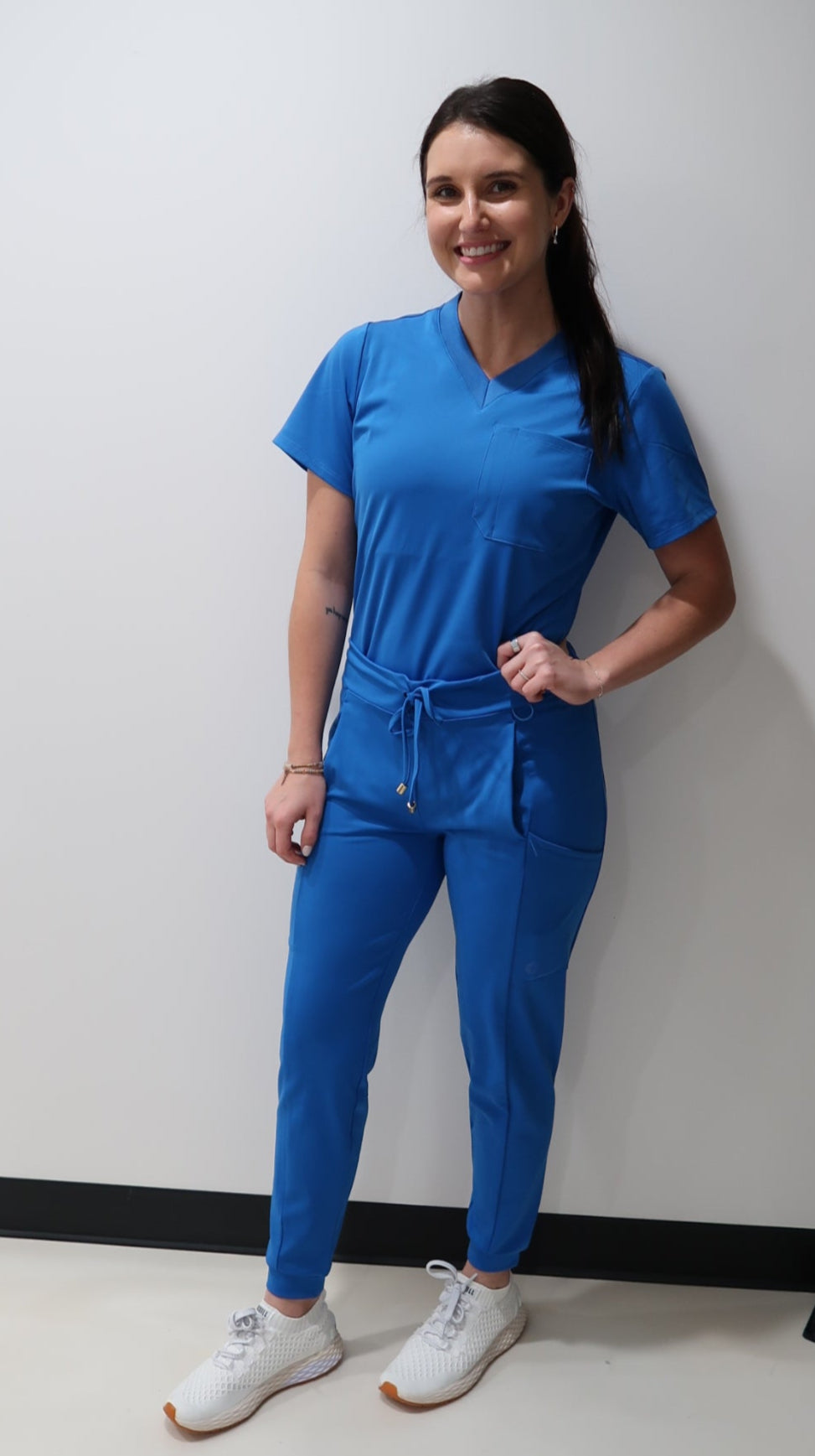 Women's Cobalt Blue Scrub Joggers