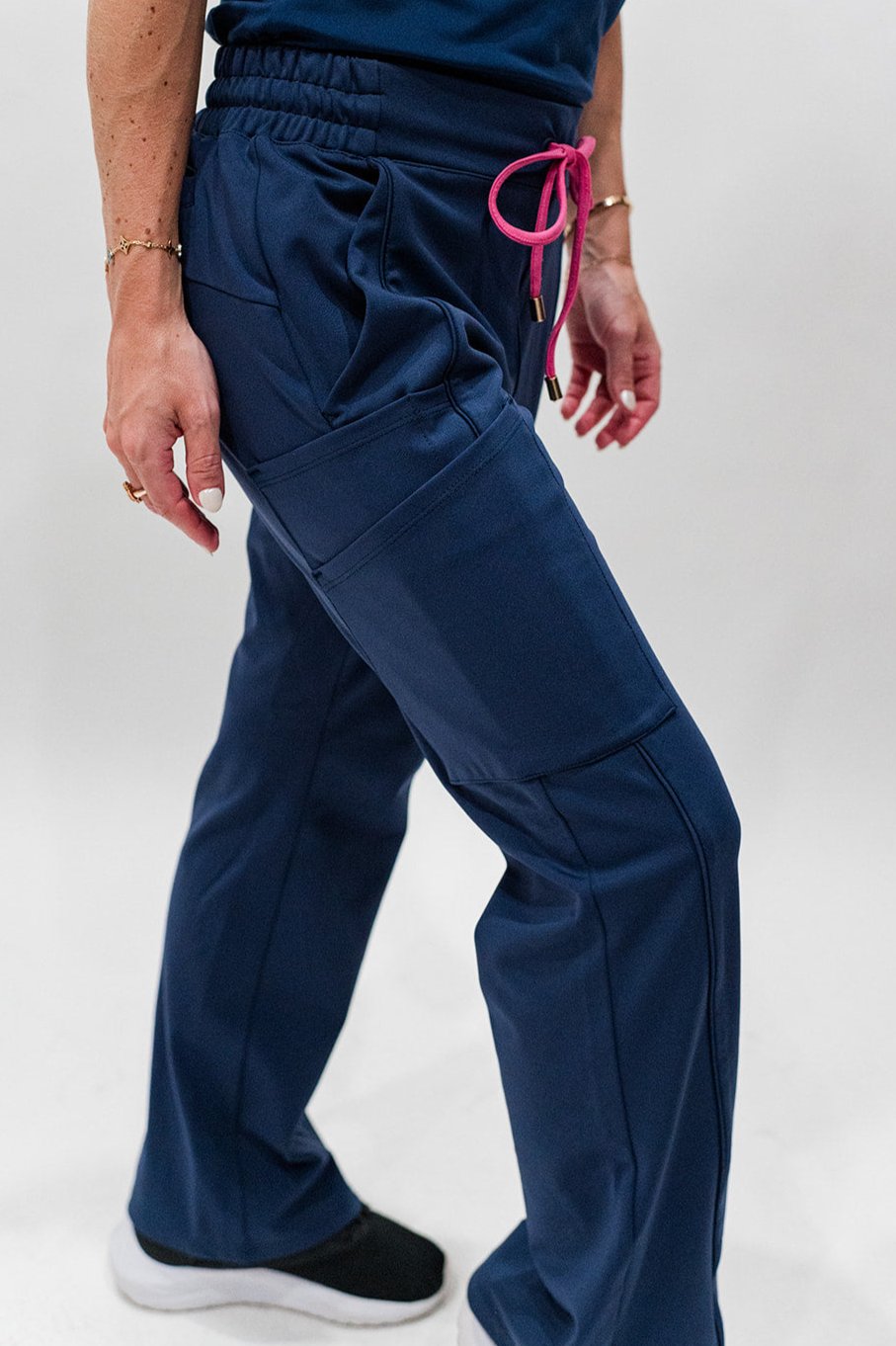 Women’s Navy Straight Leg Pants