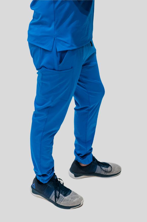 Men's Cobalt Scrub Joggers