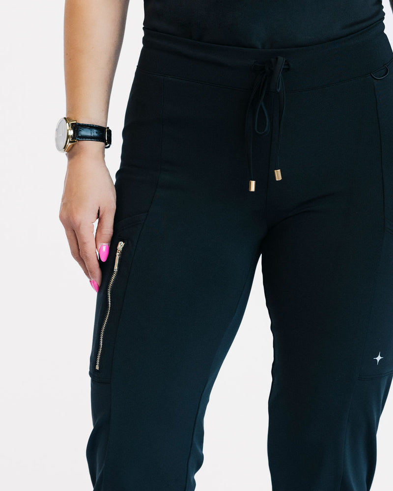 black womens joggers